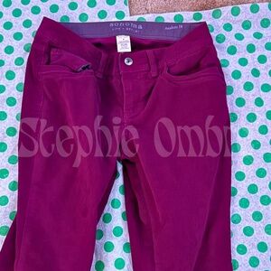 Women’s Sonoma Pink Dressy Corduroy Pants Size 4